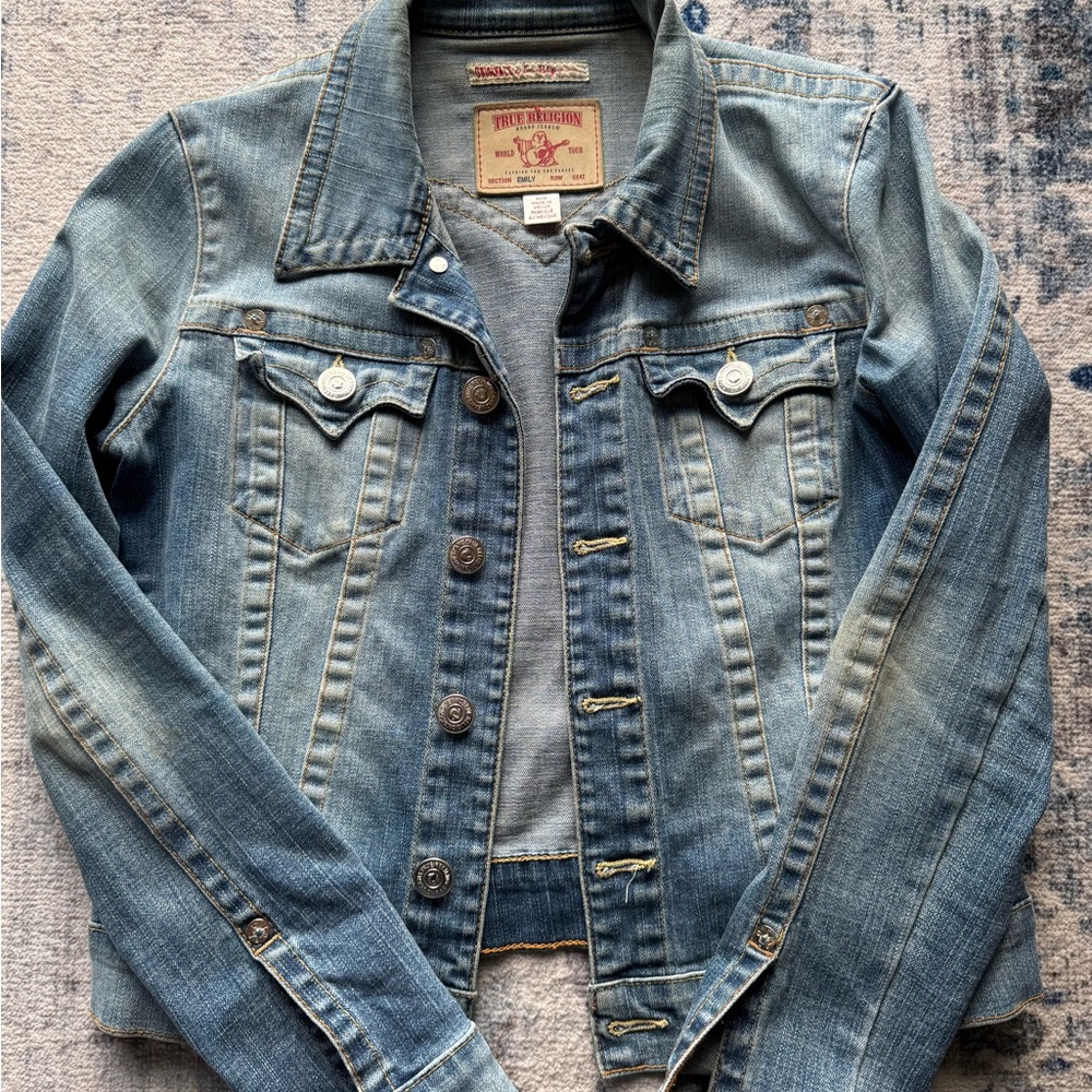 True Religion Light Blue Denim Jacket